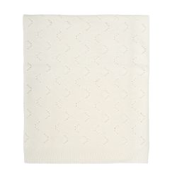 Toquilla de tricot 75x90 cm New Quilt (blanco) de Bimbidreams
