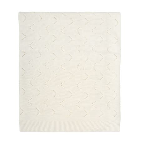 Toquilla de tricot 75x90 cm New Quilt (blanco) de Bimbidreams