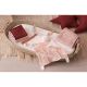 Toquilla de tricot 75x90 cm New Quilt (rosa) de Bimbidreams
