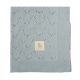 Toquilla de tricot 75x90 cm New Quilt (azul) de Bimbidreams