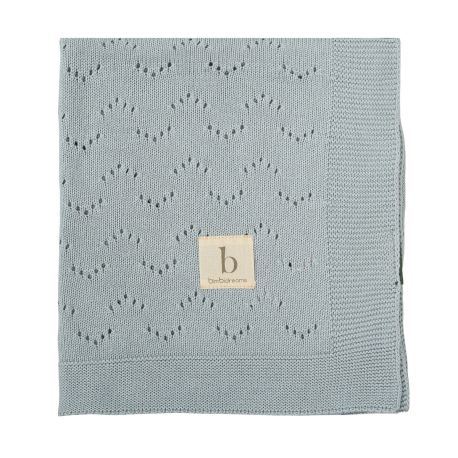 Toquilla de tricot 75x90 cm New Quilt (azul) de Bimbidreams