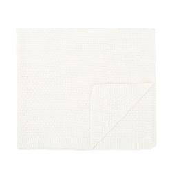 Toquilla de tricot 75x90 cm Bambú (blanco) de Bimbidreams