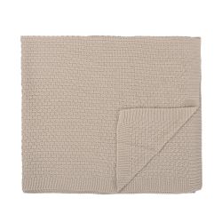 Toquilla de tricot 75x90 cm Bambú (beige) de Bimbidreams
