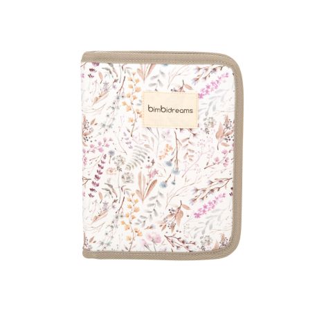 Portadocumentos bebé Niza (blanco/lila) de Bimbidreams