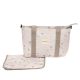 Bolso pañalera crossbody con cambiador Nairobi (lino) de Bimbidreams