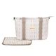 Bolso pañalera crossbody con cambiador Etnic (beige) de Bimbidreams