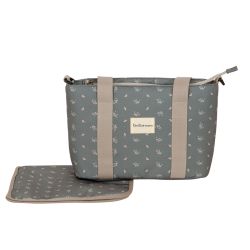 Bolso pañalera crossbody con cambiador Dalia (verde) de Bimbidreams