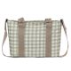 Bolso pañalera crossbody con cambiador Vichi (blanco/verde) de Bimbidreams