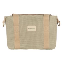 Bolso pañalera crossbody con cambiador Waffle (verde) de Bimbidreams