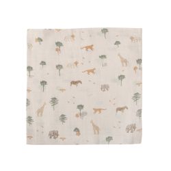 Muselina de bambú 120x120 cm Nairobi (lino) de Bimbidreams