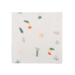 Muselina de bambú 120x120 cm Tucán (gris) de Bimbidreams