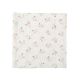 Muselina de bambú 120x120 cm Stars (blanco/rosa) de Bimbidreams