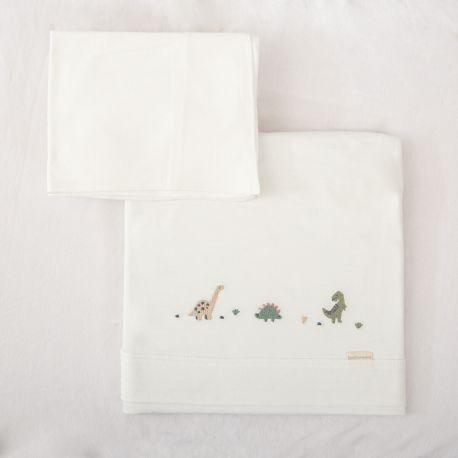 Tríptico de punto cuna 60x120 Chic (color) de Bimbidreams