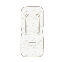 Colchoneta silla de paseo Noé (blanco/lino) de Bimbidreams