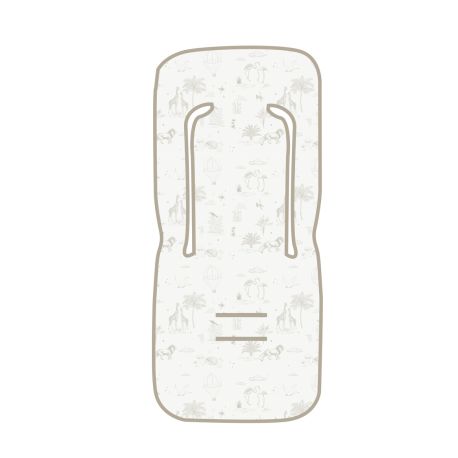 Colchoneta silla de paseo Noé (blanco/lino) de Bimbidreams