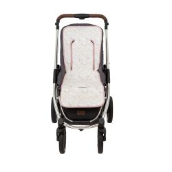 Colchoneta silla de paseo Niza (blanco/lila) de Bimbidreams