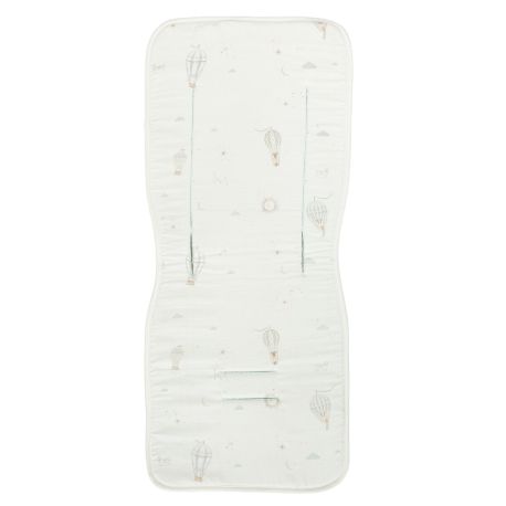 Colchoneta silla de paseo Blue Sky (blanco/verde) de Bimbidreams