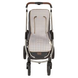 Colchoneta silla de paseo Vichi (lino) de Bimbidreams