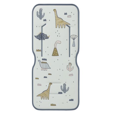 Colchoneta silla de paseo Dinosaurius (azul) de Bimbidreams