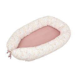 Cuna nido reductor Niza (blanco/lila) de Bimbidreams