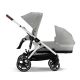 Carrito Cybex Gazelle S Dúo Stone Grey con chasis Silver