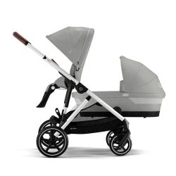 Carrito Cybex Gazelle S D&uacute;o Moon Black con chasis Black