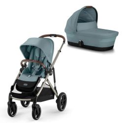 Carrito Cybex Gazelle S Dúo Moon Black con chasis Black