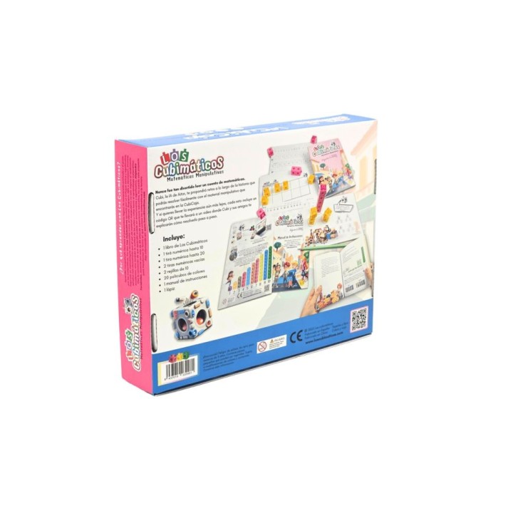 Libro Los Cubimáticos + material manipulativo (Cubi Caja)