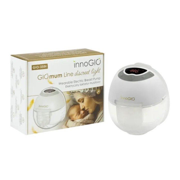 Extractor Eléctrico Portátil GIOmum Line Discreet Light de InnoGIO