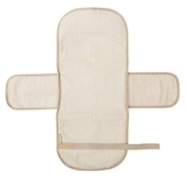 Cambiador bebé 52x32 cm Veneto (blanco/lino) de Bimbidreams