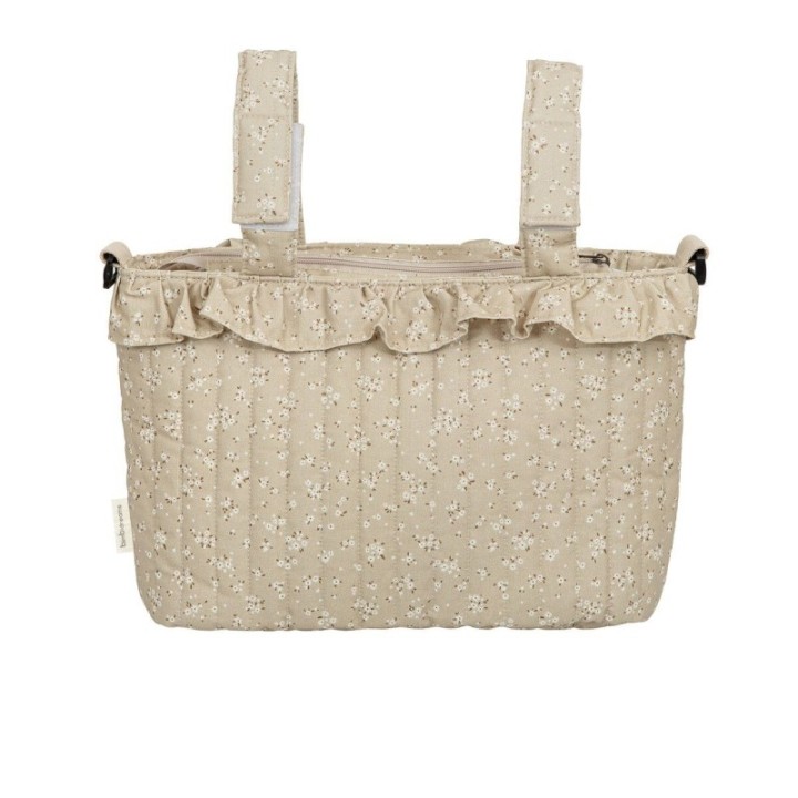 Bolso pañalera crossbody Anaís (lino) de Bimbidreams