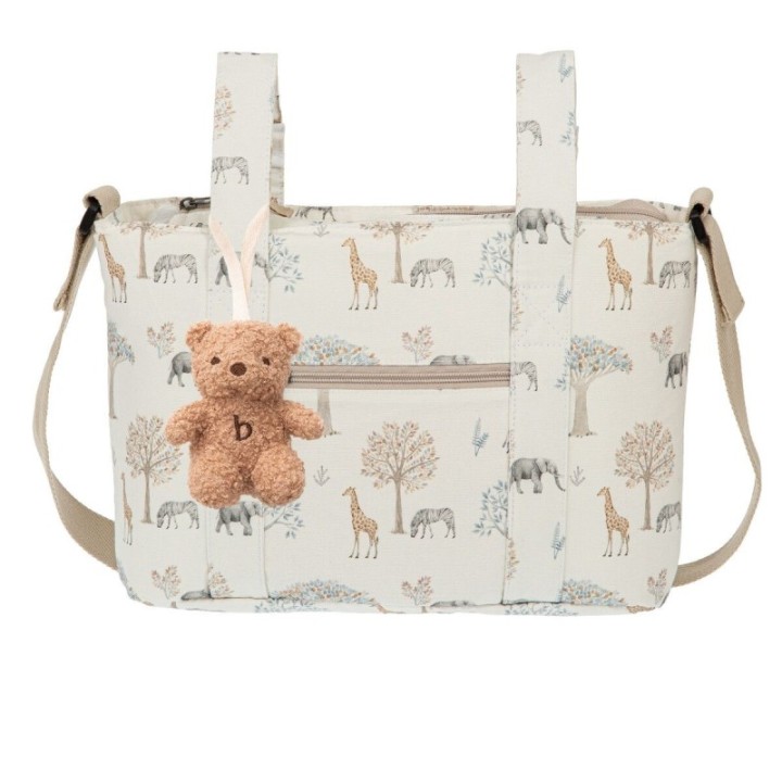 Bolso pañalera crossbody Tanzania (multicolor) de Bimbidreams