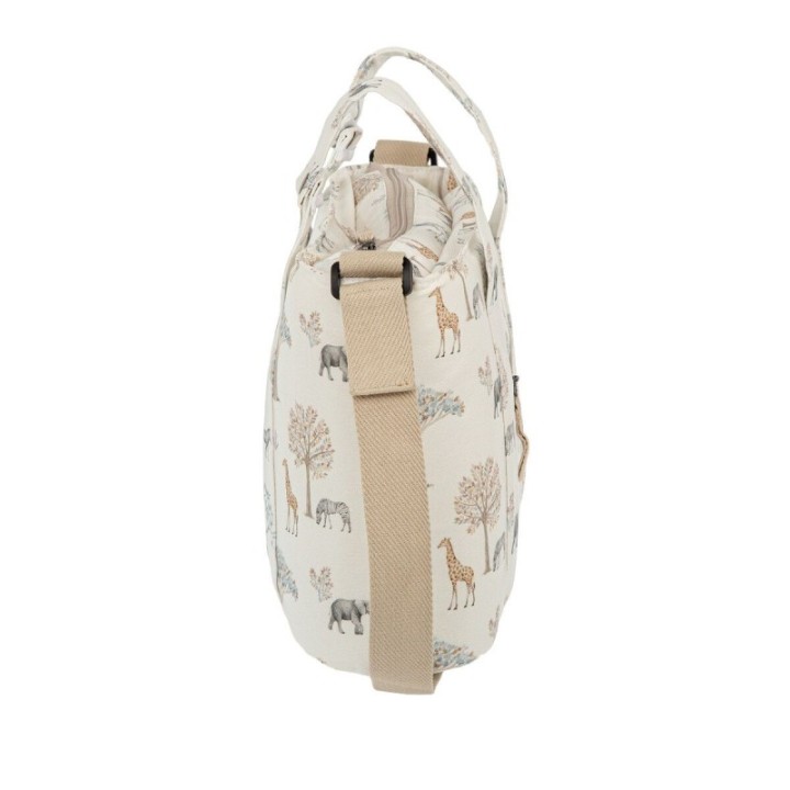 Bolso pañalera crossbody Tanzania (multicolor) de Bimbidreams