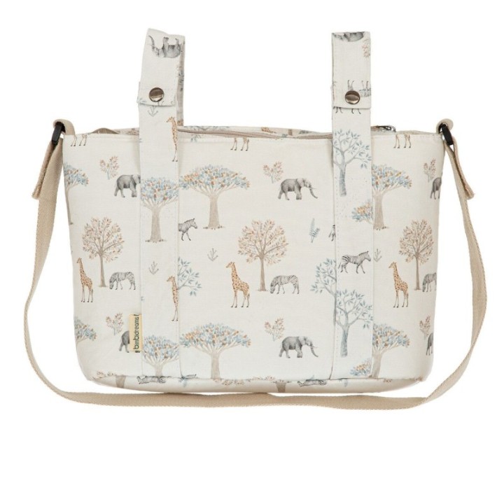 Bolso pañalera crossbody Tanzania (multicolor) de Bimbidreams