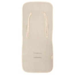 Colchoneta silla de paseo Veneto (blanco/lino) de Bimbidreams