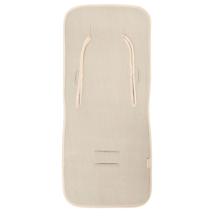 Colchoneta silla de paseo Veneto (blanco/lino) de Bimbidreams