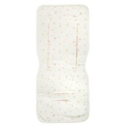 Colchoneta silla de paseo Monet (blanco/rosa) de Bimbidreams