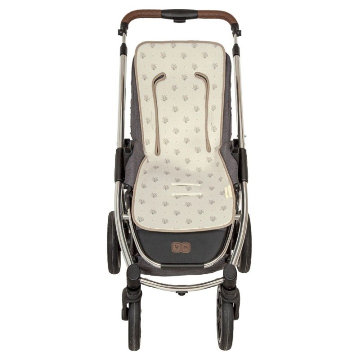Colchoneta silla de paseo Cornelia (blanco/verde) de Bimbidreams