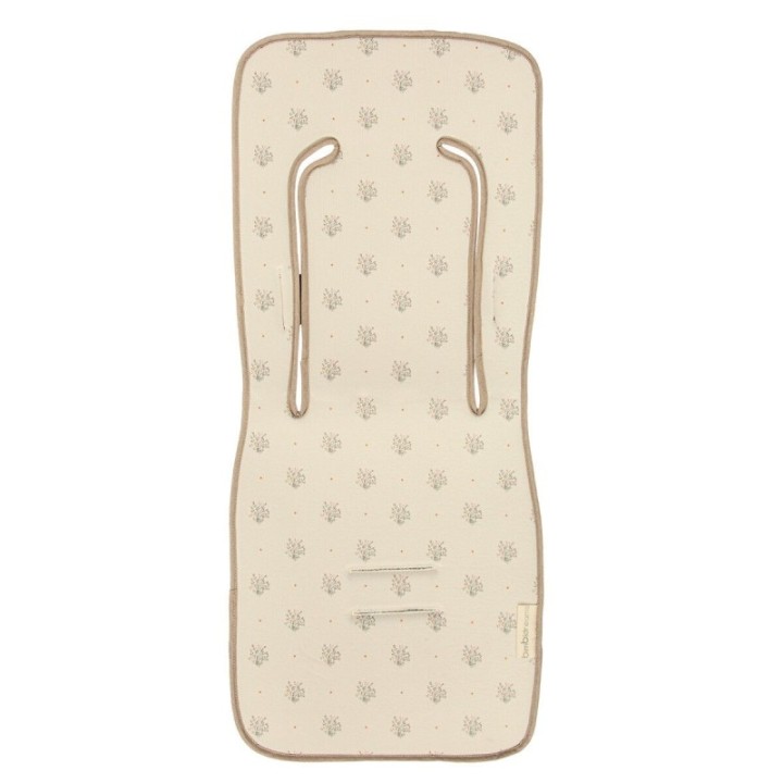 Colchoneta silla de paseo Cornelia (blanco/verde) de Bimbidreams