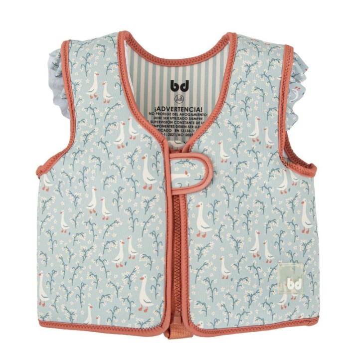 Chaleco flotador niños 3-6 años Guss (blanco/verde) de Bimbidreams