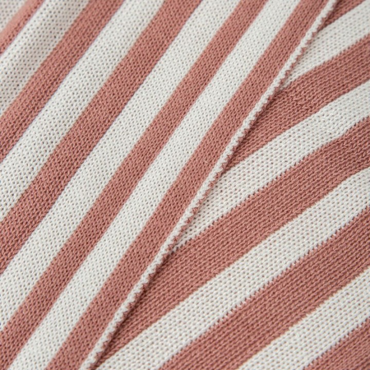 Toquilla de tricot 75x90 cm Bambú Stripes (color) de Bimbidreams