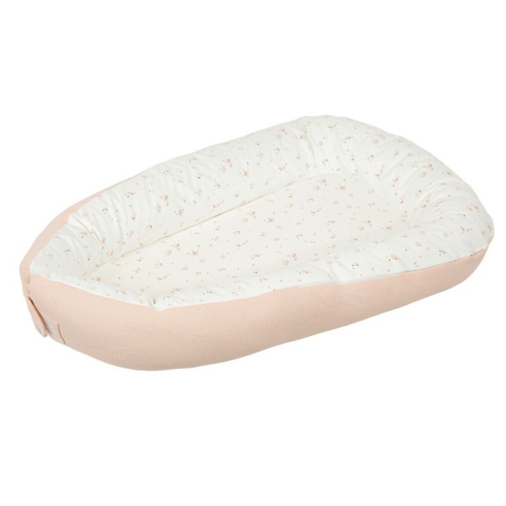 Cuna nido reductor Monet (blanco/rosa) de Bimbidreams
