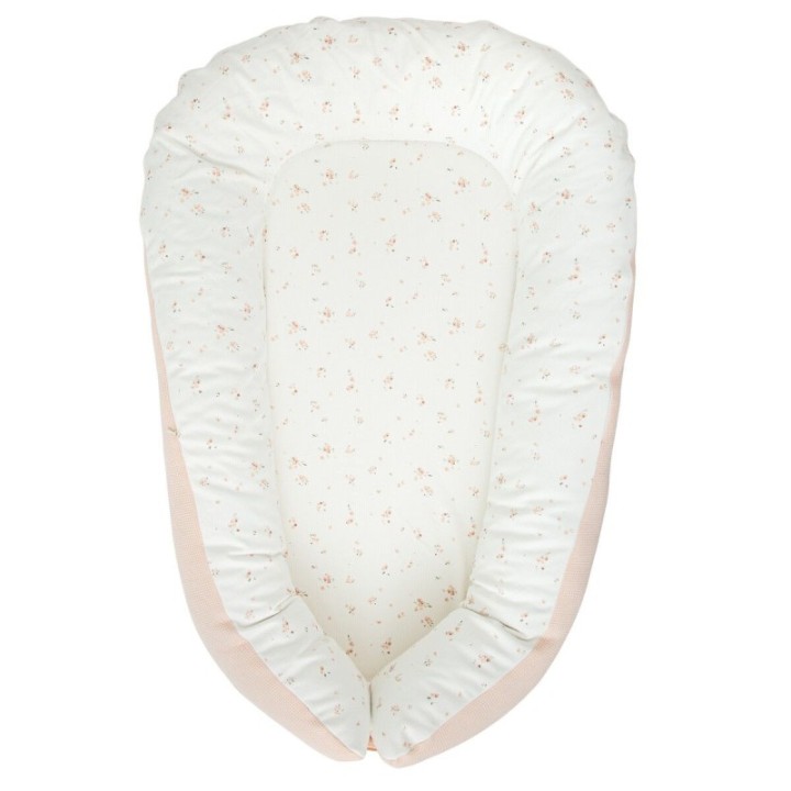 Cuna nido reductor Monet (blanco/rosa) de Bimbidreams