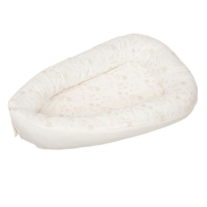 Cuna nido reductor Noé (blanco/lino) de Bimbidreams