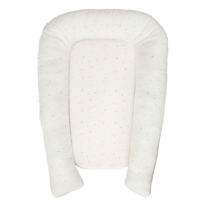 Cuna nido reductor Happy Forest (blanco/lino) de Bimbidreams