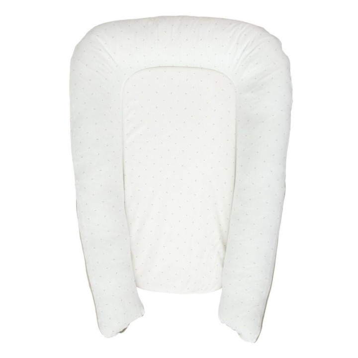 Cuna nido reductor Cornelia (blanco/verde) de Bimbidreams