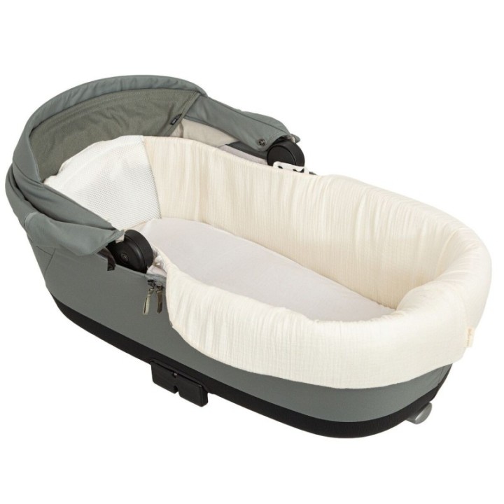 Interior de capazo para carrito Matalasé (lino) de Bimbidreams