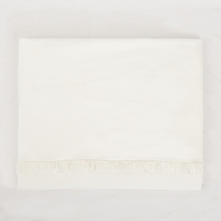 Tríptico sábanas 100% algodón cuna 60x120 Cloud (blanco) de Bimbidreams
