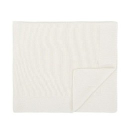 Toquilla de tricot 75x90 cm Liso (blanco) de Bimbidreams