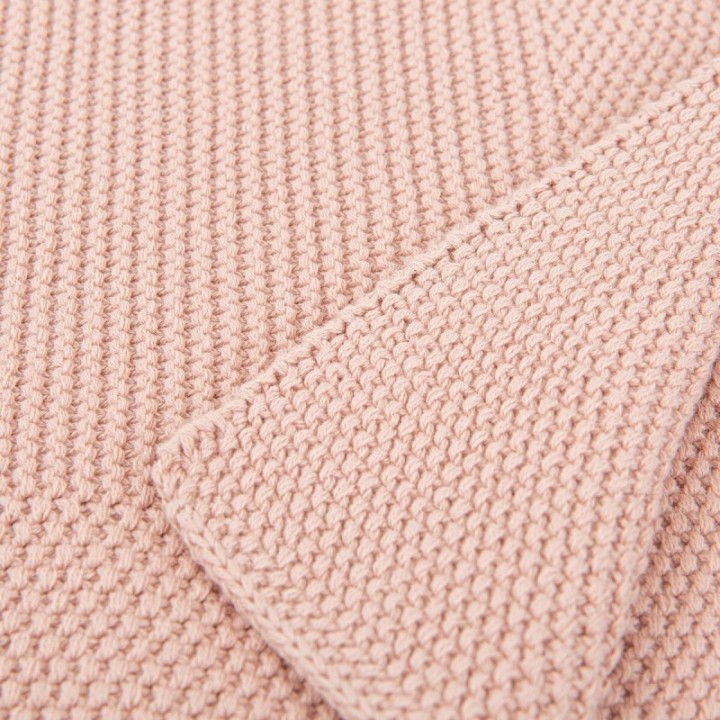 Toquilla de tricot 75x90 cm Liso (rosa) de Bimbidreams